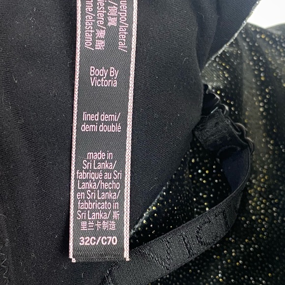 NEW Victoria’s Secret Velvet Shimmer Long Line Bustier Bra Sz 32C - Picture 7 of 7